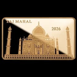1/200 oz Lingote de Oro - Monumentos del Mundo - Taj Mahal 1/200 oz Lingote de Oro - Monumentos del Mundo - Taj Mahal - 1