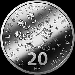 Pièce d’Argent 20 grammes – 4 Saisons – Été Pièce d’Argent 20 grammes – 4 Saisons – Été – 1