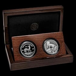 Set de 2 Pièces d’Argent - Krugerrand et Léopard Belle Épreuve 2026 Set de 2 Pièces d’Argent - Krugerrand et Léopard Belle Épreuve 2026 - 1