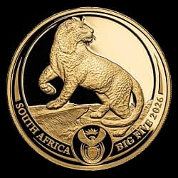 1 Unze Goldmünze - Südafrika Big Five Leopard Proof 2026 1 Unze Goldmünze - Südafrika Big Five Leopard Proof 2026 - 1