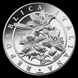 1 ounce Silver Coin - Flora Italy 2026 - The Lily 1 ounce Silver Coin - Flora Italy 2026 - The Lily - 1