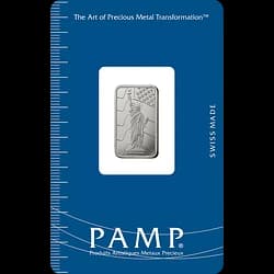 5 gram Platinum Bar - PAMP Suisse Liberty 5 gram Platinum Bar - PAMP Suisse Liberty - 1