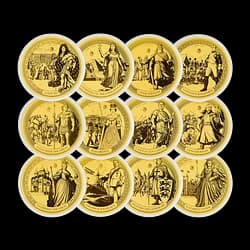 Set de 12 monedas de oro - Emperadores del Mundo 2026 Set de 12 monedas de oro - Emperadores del Mundo 2026 - 1