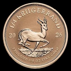 Pièce d'or 1/4 once - Krugerrand Revers Belle Épreuve 2026 Pièce d'or 1/4 once - Krugerrand Revers Belle Épreuve 2026 - 1