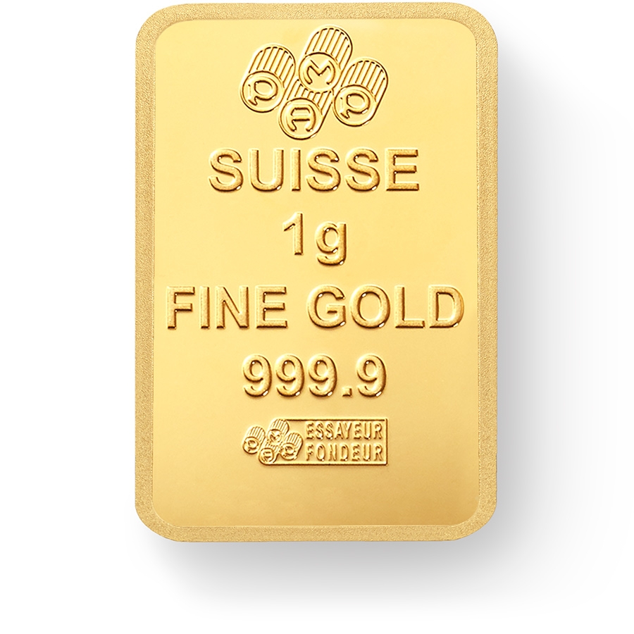 Buy 25x1 gram Fine gold Lady Fortuna - PAMP Swiss - Back
