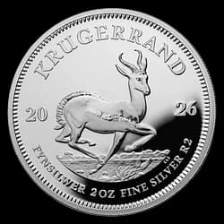 Pièce d'argent 2 onces - Krugerrand Belle Épreuve 2026 Pièce d'argent 2 onces - Krugerrand Belle Épreuve 2026 - 1