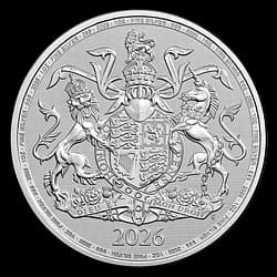1 Unze Silbermünze - The Royal Arms 2026 1 Unze Silbermünze - The Royal Arms 2026 - 1