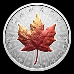 1 oncia Moneta d'Argento - Maple Leaf Rilievo ultra elevato 2026 Moneta d'argento da 1 oncia - Maple Leaf Rilievo ultra elevato 2026 - 1