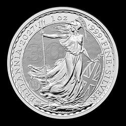1 onza Moneda de plata - Britannia 2027 1 onza Moneda de plata - Britannia 2027 - 1