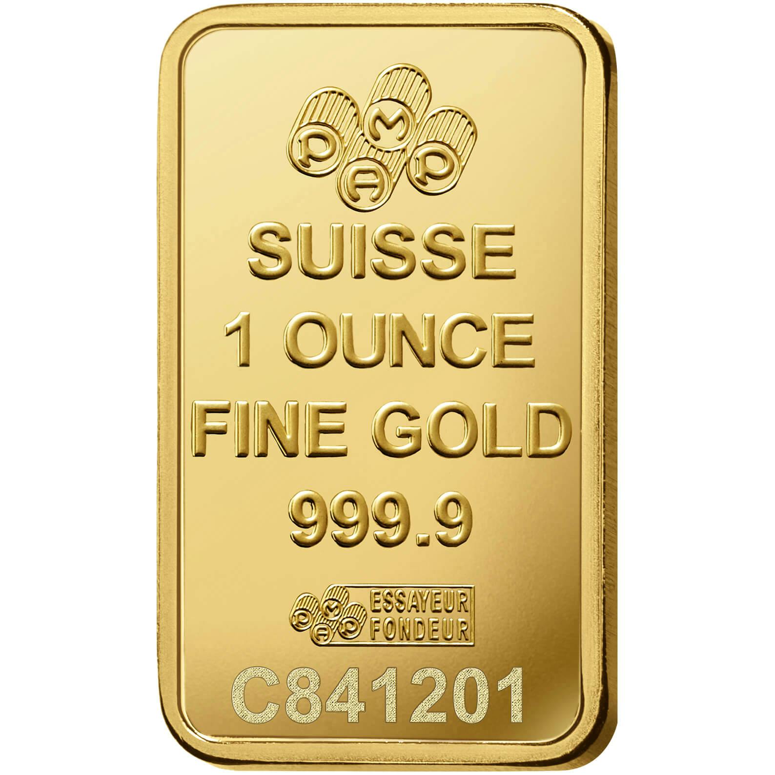 Invest in 1 oz Fine Gold Liberty - PAMP Swiss - Back