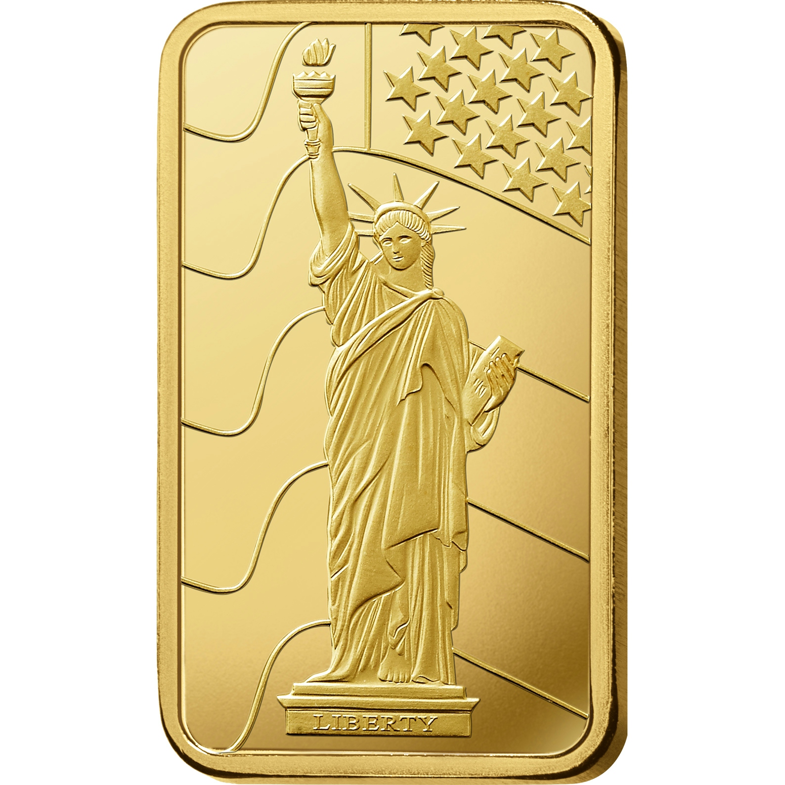 Compare oro, 2.5 grammi d'oro puro Liberty - PAMP Svizzera - Front