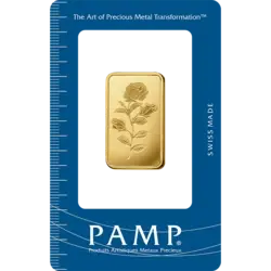 Purchase Gold , 20 gram Fine Gold Rosa - PAMP Swiss - Pack Front Invest in 20 gram Fine Gold Rosa - PAMP Swiss - Pack Front