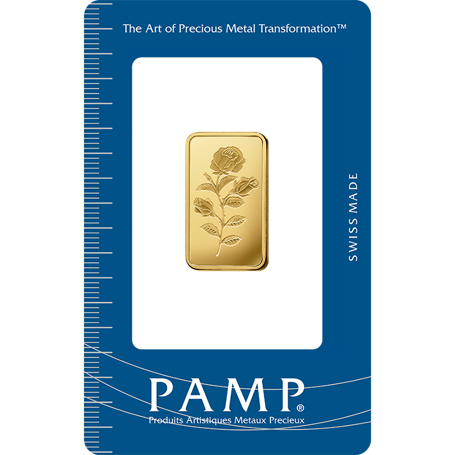 Invest in 10 gram Fine Gold Rosa - PAMP Swiss - Pack Front