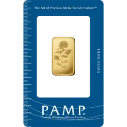 Purchase gold, 10 gram Fine Gold Rosa - PAMP Swiss - Pack Front Invest in 10 gram Fine Gold Rosa - PAMP Swiss - Pack Front