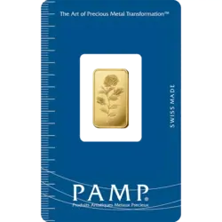 Purchase gold, 2.5 gram Fine Gold Rosa - PAMP Swiss - Pack Front Invest in 2.5 gram Fine Gold Rosa - PAMP Swiss - Pack Front