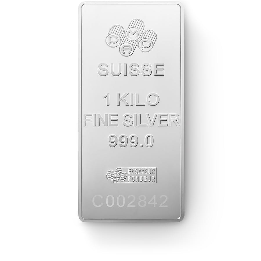 Buy 1 kg Fine Silver Lady Fortuna - PAMP Suisse - Back
