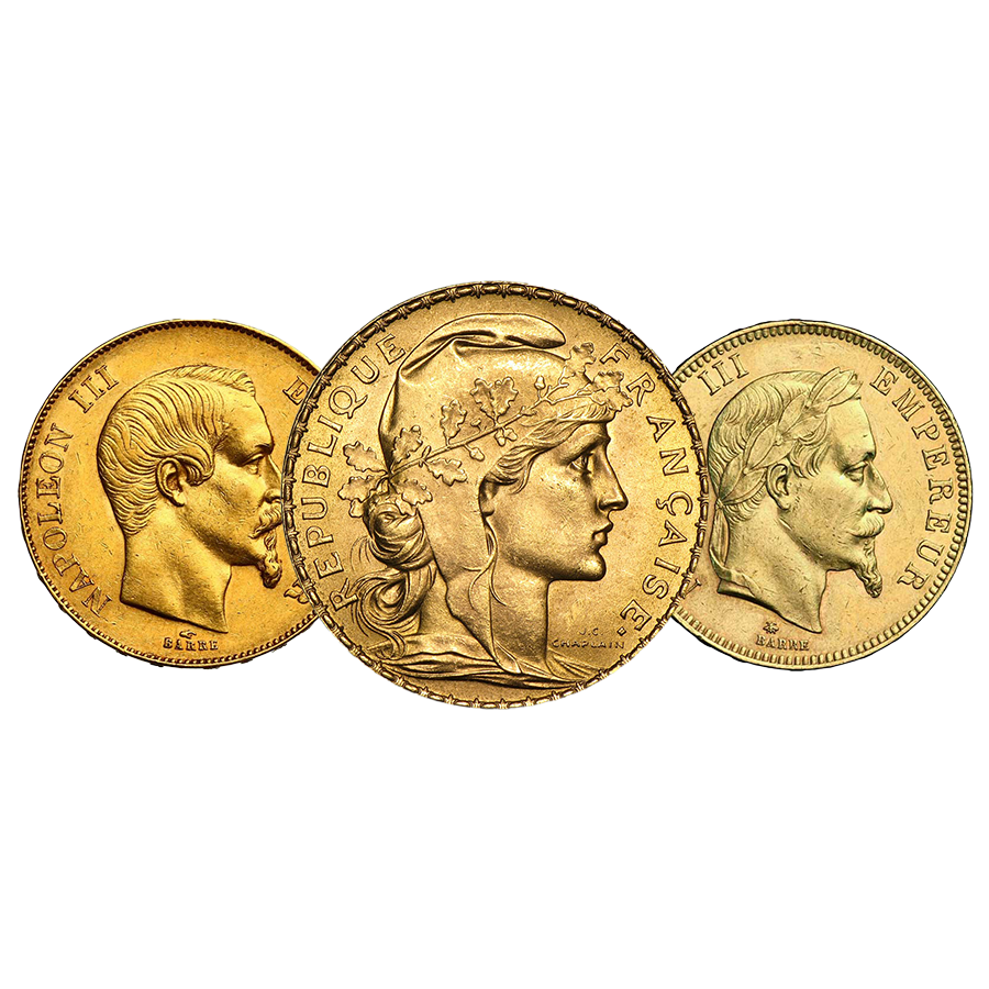 Napoleon III. Goldmünzen