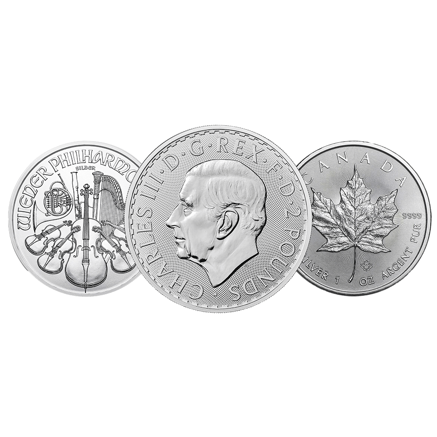 Monete d'argento senza IVA