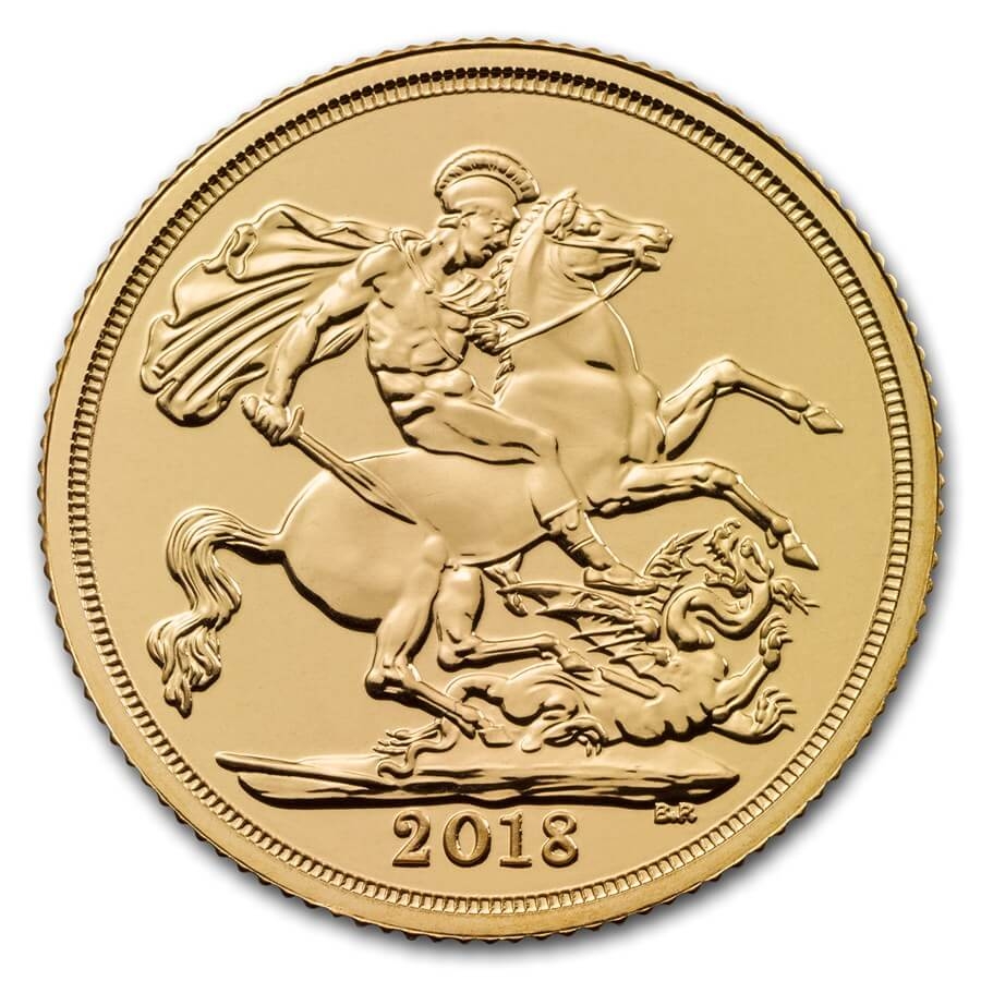 Gold Sovereign coins