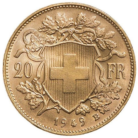 Vreneli Gold coins
