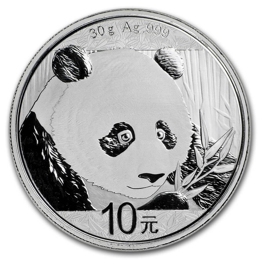 Monete d'Argento Panda Cinesi