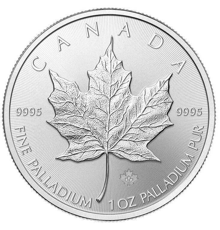 Palladium Canadian Maple Leaf Coin