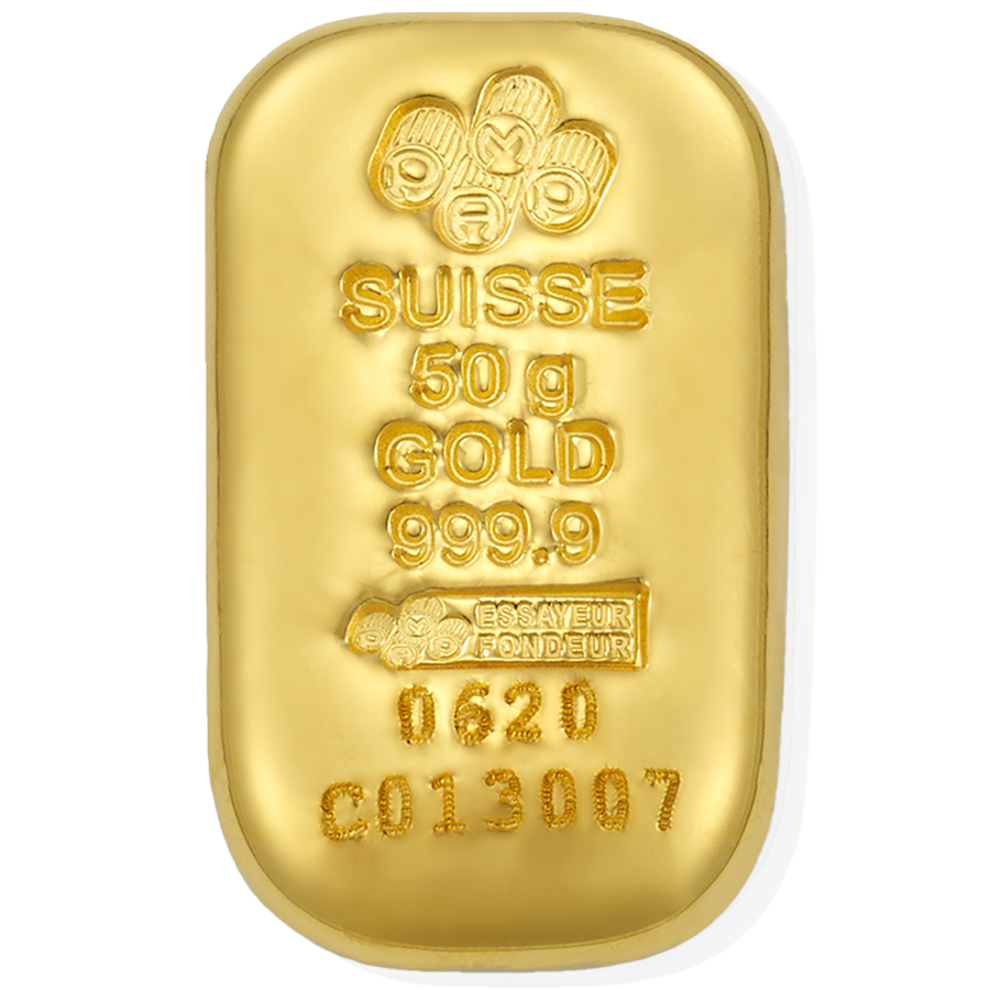 50 g Goldbarren