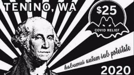 Imprimez vos propres Dollars! Billet d'un dollar de la ville de Tenino pour lutter contre la crise du Covid-19 comme exemple d'impression monétaire hors de contrôle.