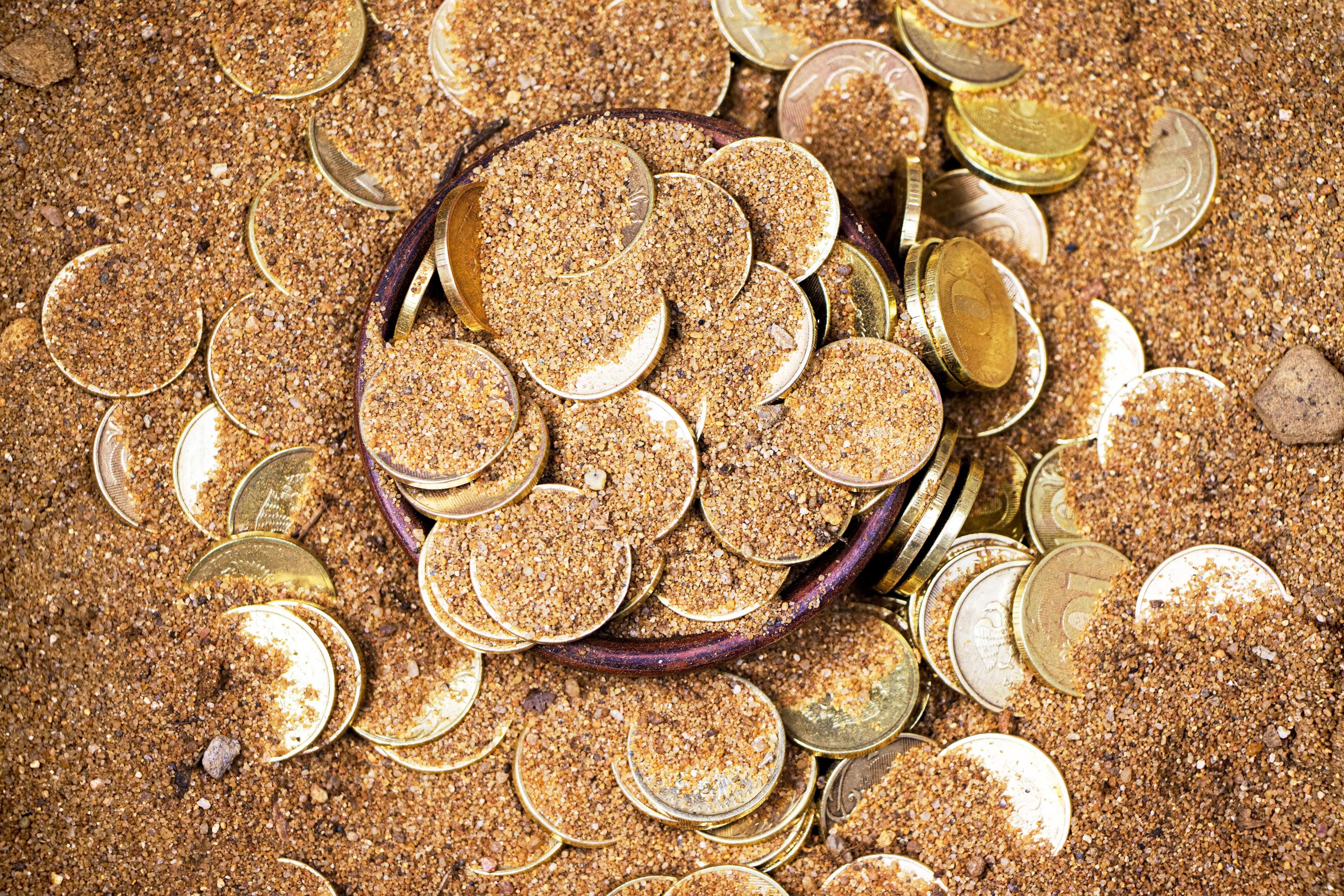 Goldmünzen-Schatz Goldmünzen-Schatz