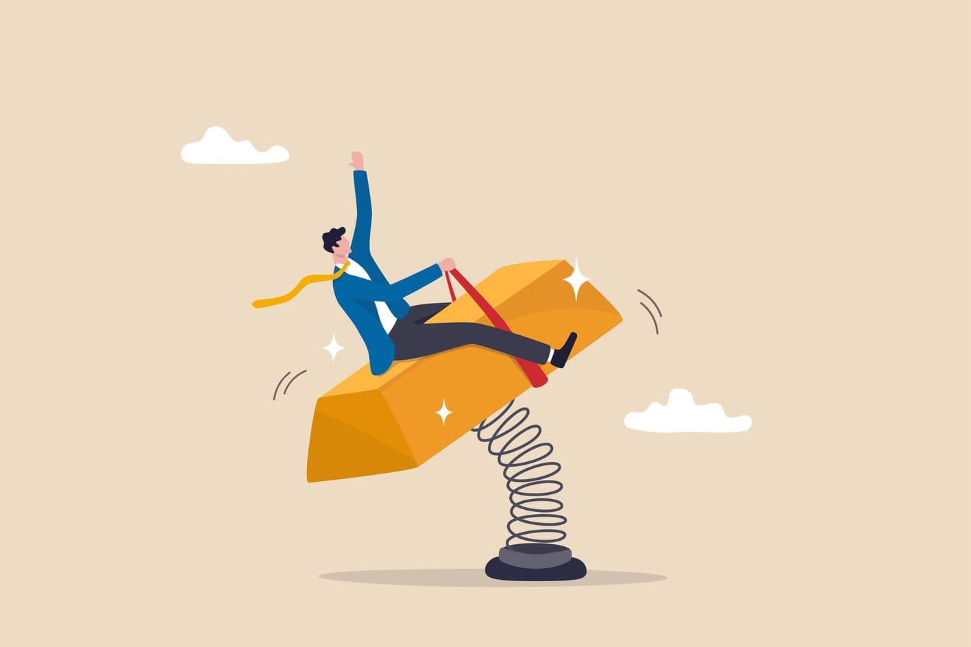 Un homme à cheval sur un lingot d'or Un homme à cheval sur un lingot d'or