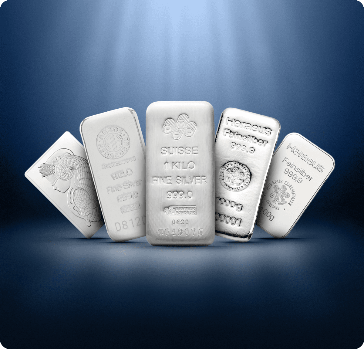 Lingots d'argent