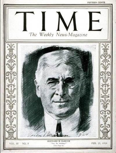 Qui était le premier “Bullionaire” Américain? Bernard Baruch le premier courtier de Wall Street à devenir “bullionaire”