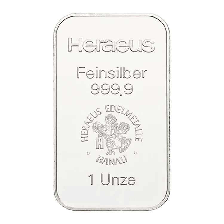 Lingotti d’argento Heraeus
