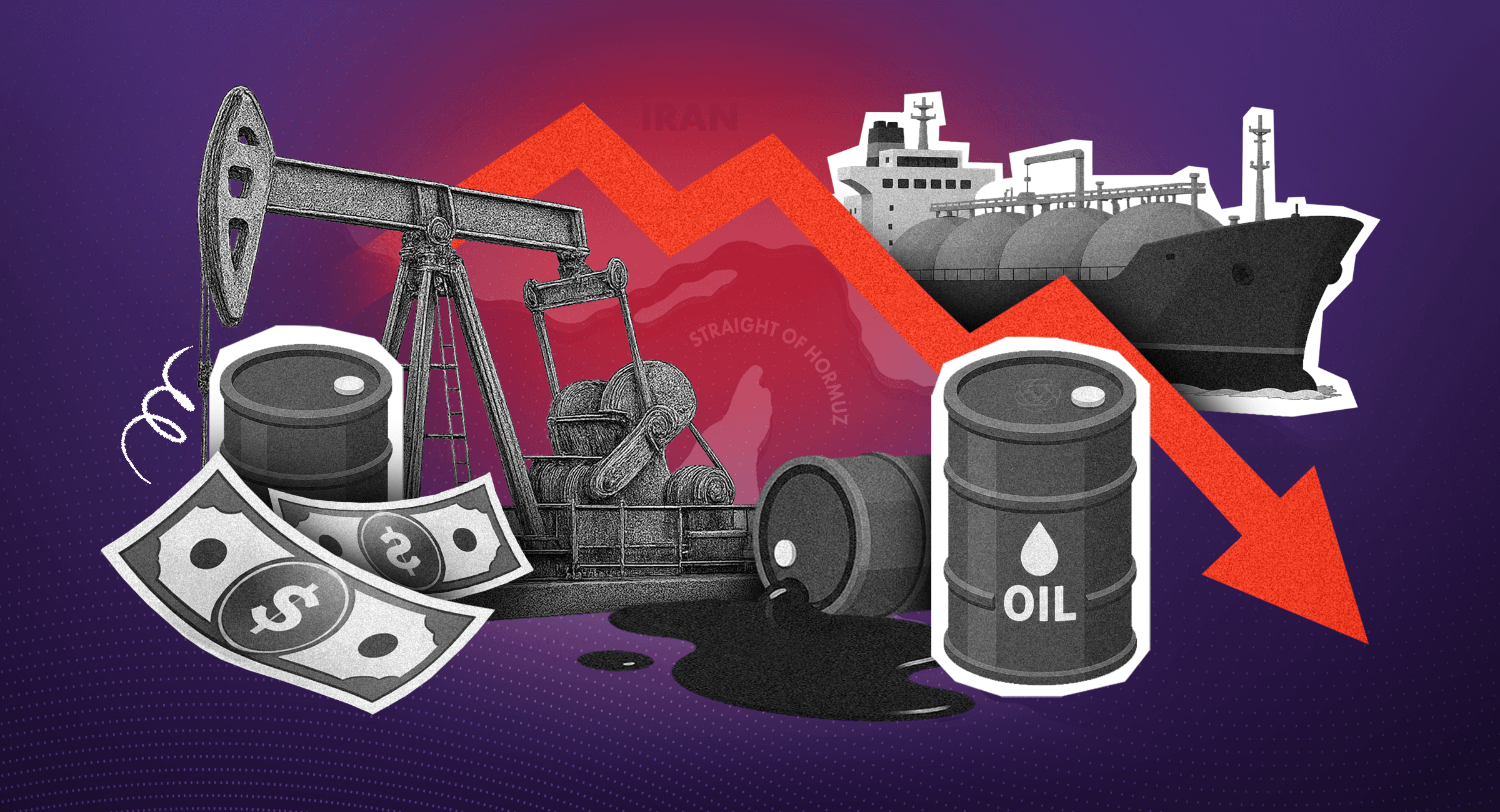 Recession Risk is Rising, Economists Say. Here's What It Means for Investors a possibility of the global economy to be hit by a recession in light of the war in Ukraine and rising inflation represented by a picture of cartoon people standing in front of a red arrow and U.S. dollar bills