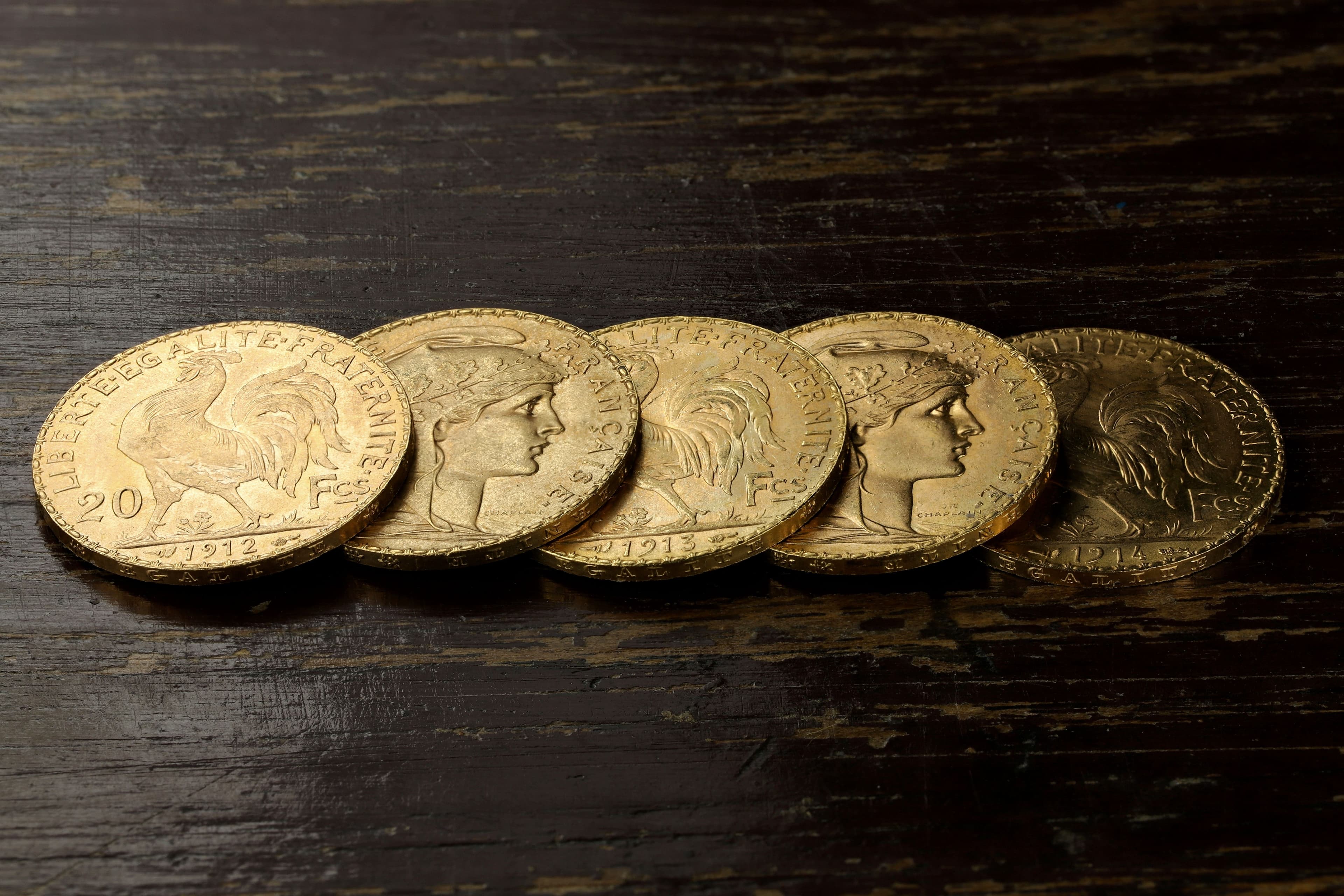 20 franchi monete d'oro Marianne/Gallo 20 franchi monete d'oro Marianne/Gallo