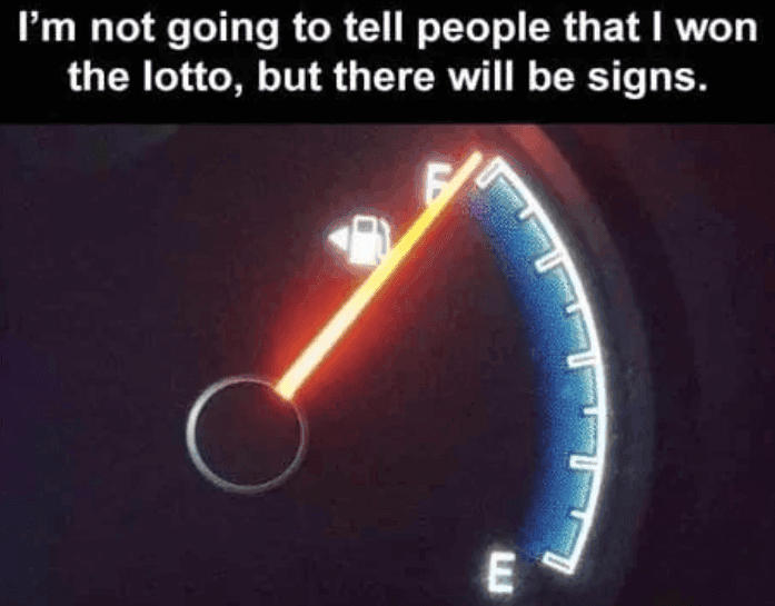 A meme mocking high petrol prices A meme mocking high petrol prices