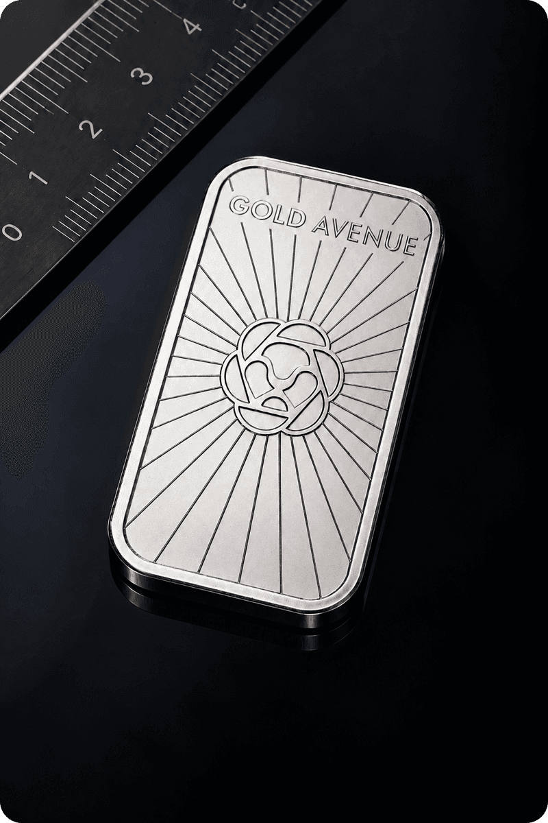 GOLD AVENUE 1 oz silver bar