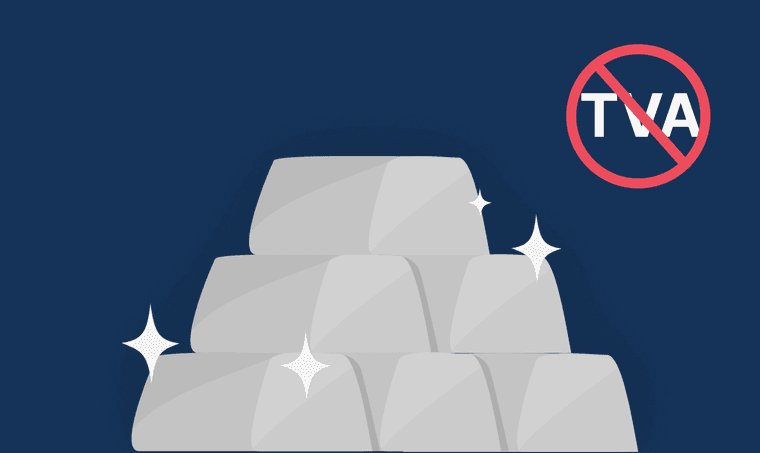 Argent sans TVA Argent sans TVA