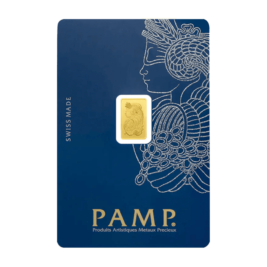1 g gold bars