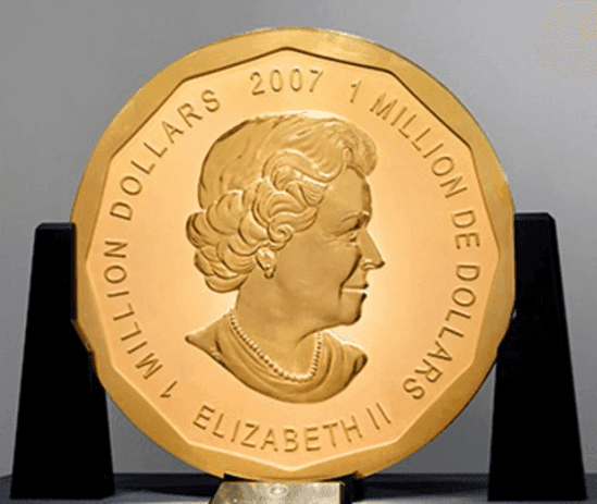 Die „Big Maple Leaf“ aus dem Berliner Bode-Museum Die „Big Maple Leaf“ aus dem Berliner Bode-Museum