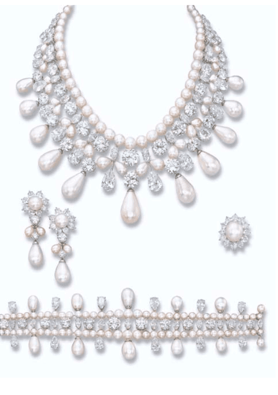 Die Gulf Pearl-Parüre Die Gulf Pearl-Parüre