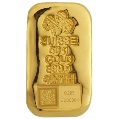 50 g gold bars