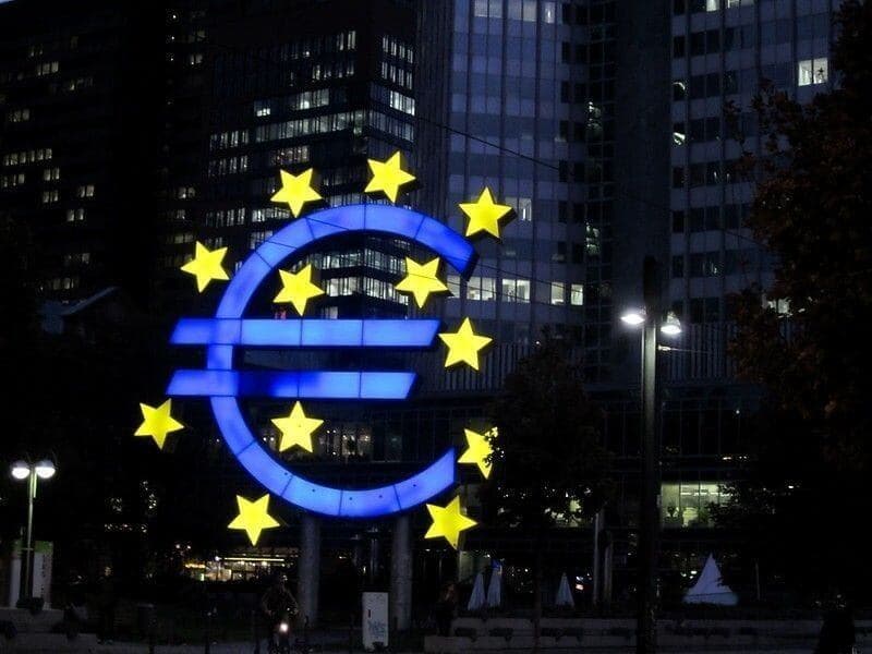 Euro-Denkmal in Frankfurt Euro-Denkmal in Frankfurt