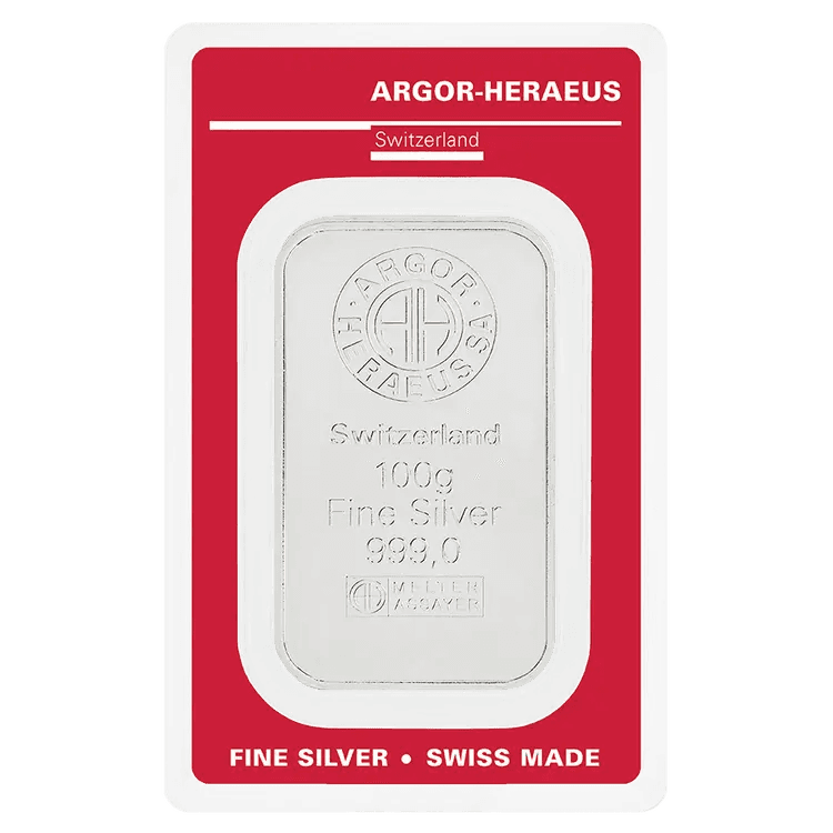 Argor Heraeus-Silberbarren