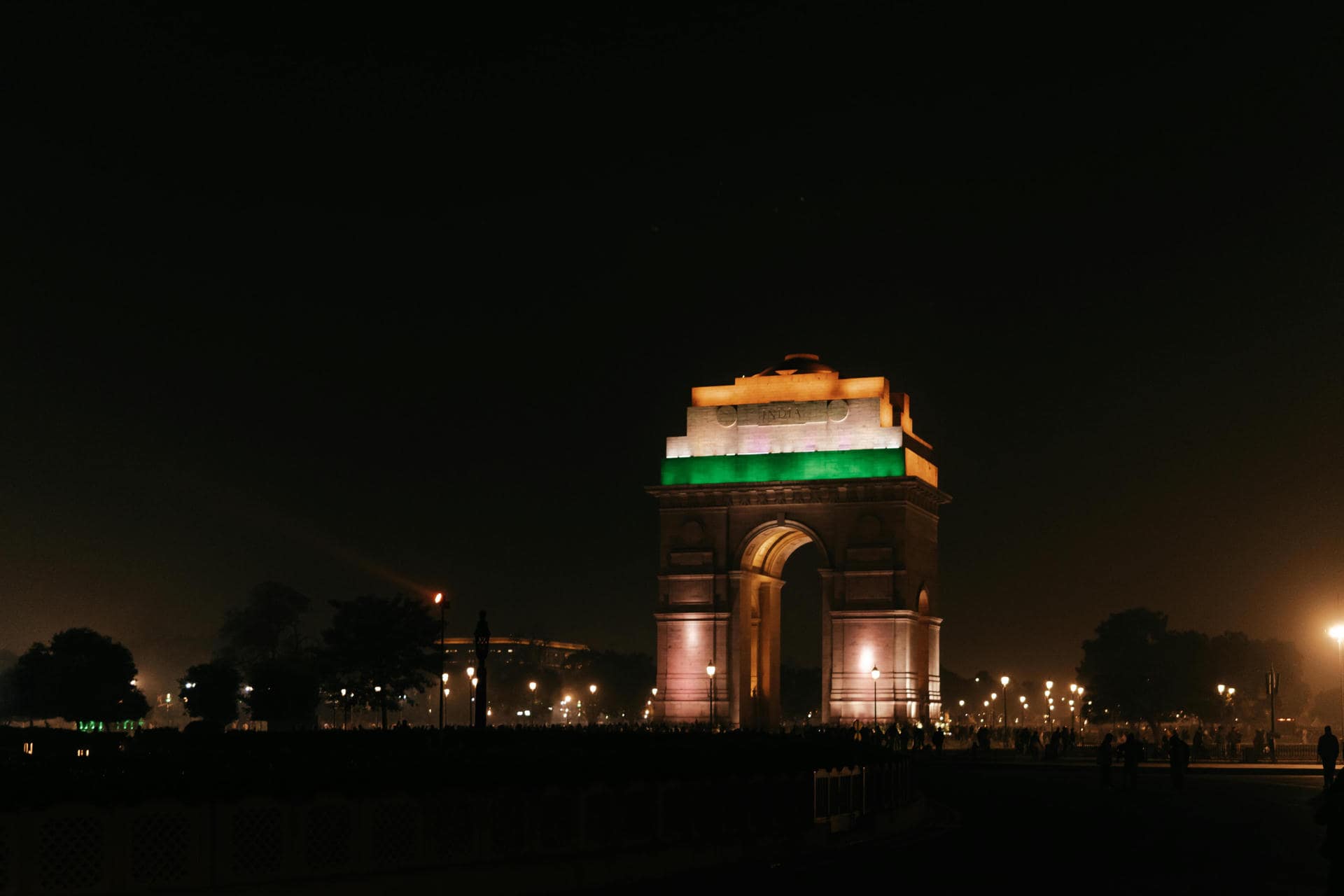 A picture of India by night A picture of India by night
